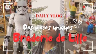 DAILY VLOG  Chiner à la Braderie de Lille  Des Trouvailles [upl. by Mraz]