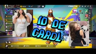 ID DE CAROL VILLANES LA MAS BUENA JUGANDO FREE FIRE [upl. by Yrreiht]