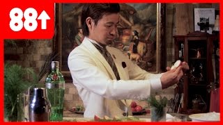 Making a Gin Apple amp Fennel Cocktail  Japans Greatest Bartender  Hiroyasu Kayama [upl. by Ednyl]