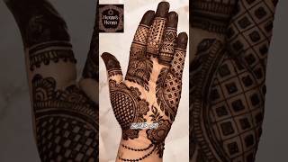 New Bridal Mehndi Designs front hand dulhan mehndi ytshrt [upl. by Ddej]