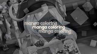 manga coloring  After Effects tutorial [upl. by Darrin]