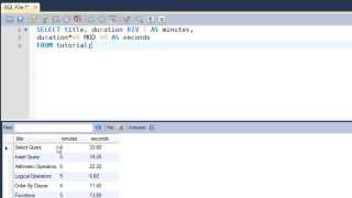 SQL Tutorial  35 DIV amp MOD Functions [upl. by Accalia59]