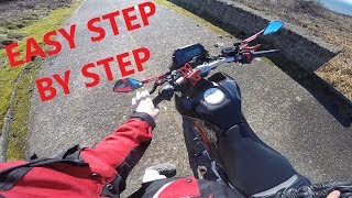 How to ride a geared motorcycle super easy instructions [upl. by Edgar]