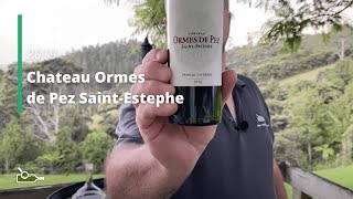 Wine Review Chateau Ormes de Pez SaintEstephe 2019 [upl. by Tenej645]