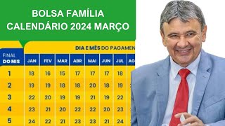 Calendário do Bolsa família 2024 março completo [upl. by Savvas]