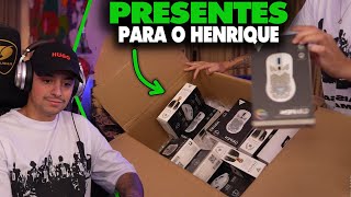 CORINGA AJUDANDO A REALIZAR O SONHO DO HENRIQUE DE SER STREAMER [upl. by Aleemaj]