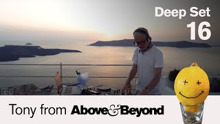 Tony from AampB Deep Set 16 in Santorini Greece  3 hour livestream DJ set anjunadeep [upl. by Atikahs]