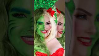 💚 Grinch amp Cindy Lou ❤️grinch cindylouwho grinchmakeup merrychristmas natal [upl. by Hyacinthe]