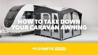 DOMETIC  How To Take Down Your Caravan Awning [upl. by Mandelbaum]