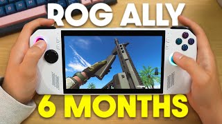 AUS ROG ALLY Review 6 Months Later The Honest Truth [upl. by Aisercal]