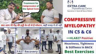 Cervical Myelopathy  Compression of Spinal Cord  Best Physiotherapy Treatment in Lucknow INDIA [upl. by Yllut]