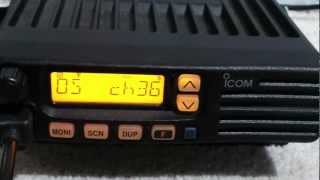 UHF CB Radio CBRS Repeater demonstration using Icom IC400PRO amp RFI CD900 antenna [upl. by Katharine]