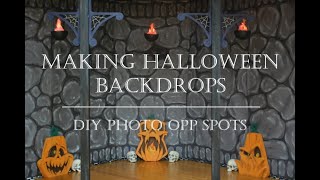 Making Halloween Backdrops [upl. by Waverley]