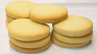 3 Ingredient Shortbread Cookies  Easy and Delicious Shortbread Cookies [upl. by Vincelette]