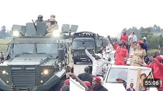 Hon BOBI Wine in Kisoro  Roadblock Yiino [upl. by Tyne]