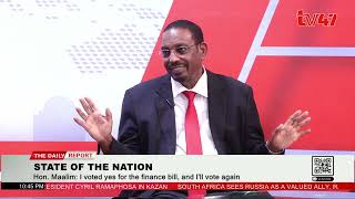 Jeremiah Kion walks off Farah Maalim State of the Nation PART 2 TV47DailyReport [upl. by Rehpotsirahc]