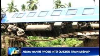 DOTC chief orders probe on train accident [upl. by Ellered61]