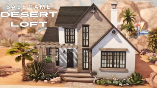 Free to Play Base Game  Holiday Celebration Pack  Gallery Art Desert Loft  No CC  The Sims 4 [upl. by Welch]