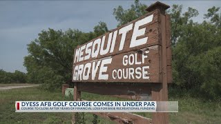 Dyess AFB golf course closing permanently due to quotbudget constraintsquot [upl. by Vastah]