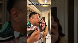 Raffi Ahmad di rumah baru Sarwendah artis raffiahmad nagitaslavina sarwendah rubenonsu fuji [upl. by Borlow519]