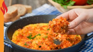 Soğanlı Menemen Tarifi  Nasıl Yapılır [upl. by Aninaj]