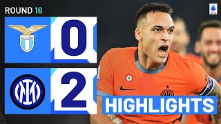 LAZIOINTER 02  HIGHLIGHTS  Inter continue unbeaten run  Serie A 202324 [upl. by Ladiv]