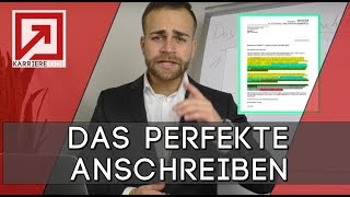 Das PERFEKTE Anschreiben formulieren  5 Tipps für das perfekte MUSTER Bewerbungsanschreiben [upl. by Gottfried]