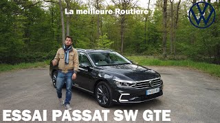 Essai Volkswagen PASSAT GTE  La meilleure autonomie du marché [upl. by Aiet791]