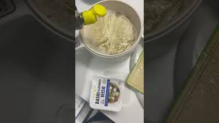 Episode 7 of cooking in a university’s dorm bathroom vegetables amp miso noodles cooking [upl. by Nnahaid201]