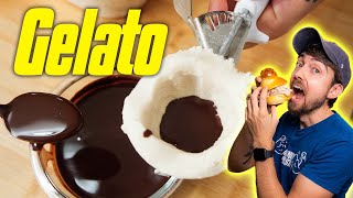 GELATO Recipes  How to Make and EAT Italian Gelato at Home [upl. by Cynth]