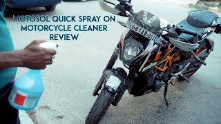 Motosol Bike cleaner  saves time water [upl. by Ambrosia511]