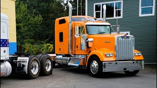 My New Kenworth W900L finally arrived [upl. by Airdnua]