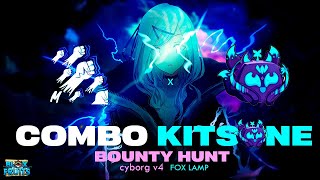 Kitsune  Fox Lamp  COMBO KITSUNE  BOUNTY HUNT  BLOX FRUITS  257M TO 30M [upl. by Kcirdde]