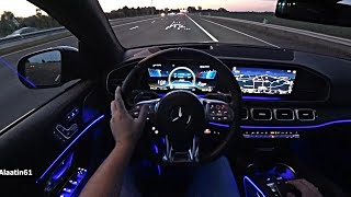 The New Mercedes GLE Coupe AMG 2023 NIGHT Test Drive [upl. by Enelrae263]