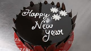 🎉EasyHappyNewYearCake Decoration Ideas For 2024New Year CakeHappy New Year 2025 Cake Design💐 [upl. by Eicart]