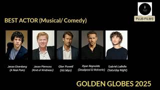 GOLDEN GLOBES NOMINATION PREDICTIONS 2025 [upl. by Teddi]