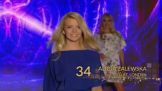 Półfinał Miss Polski 2017 cz 9 – kolekcja Lanti prezentacja indywidulna [upl. by Bahr]