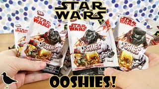 Star Wars Ooshies Series 1 Blind Bags Toy Opening  Birdew Reviews [upl. by Yrelle708]