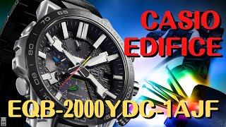 CASIO EDIFICE ソーラー腕時計 EQB2000YDC1AJF ソスペンシオーネ スマートフォンリンク 2022年9月発売新製品 [upl. by Warwick744]