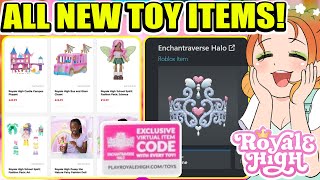 ALL NEW EXCLUSIVE TOY CODE ITEMS REVEALED New Items In Royale High 🏰 Roblox [upl. by Ardiek]