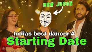 Indias best dancer season 4 Starting Date and Judges Name [upl. by Mya]