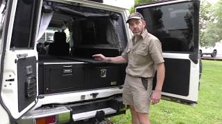 TROOPY  DUAL CAB  DRIFTA DRAWER FRIDGE SYSTEM [upl. by Aihselef]