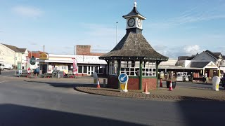 cleveleys small town 4 miles from blackpool a walk around the small town shopping area [upl. by Kohn]