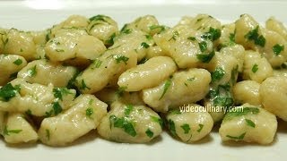 Potato Gnocchi No Egg  Italian Recipe  Video Culinary [upl. by Stewardson]