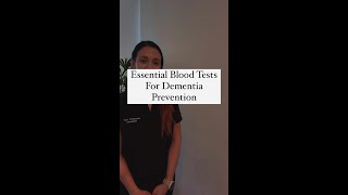 blood tests for dementia prevention [upl. by Auvil]