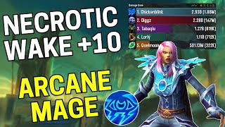 Arcane Mage Sunfury M  188M Overall 10 Necrotic Wake  WoW The War Within 110 [upl. by Edveh797]