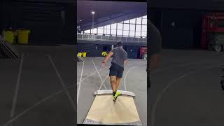 the SMOOTHEST Shot Put Throw [upl. by Comyns]