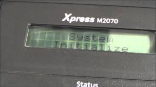 Reset Samsung Xpress M20702070F2070FW How to reset a Samsung Xpress M2070 2070F 2070FW printer [upl. by Errot]