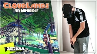 THE HARDEST VR HOLES Cloudlands VR Minigolf [upl. by Ameh]