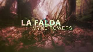 Myke Towers  LA FALDA Official Lyric Video [upl. by Waki]